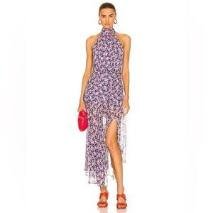 Silk Veronica Beard Asymmetrical Leia Dress